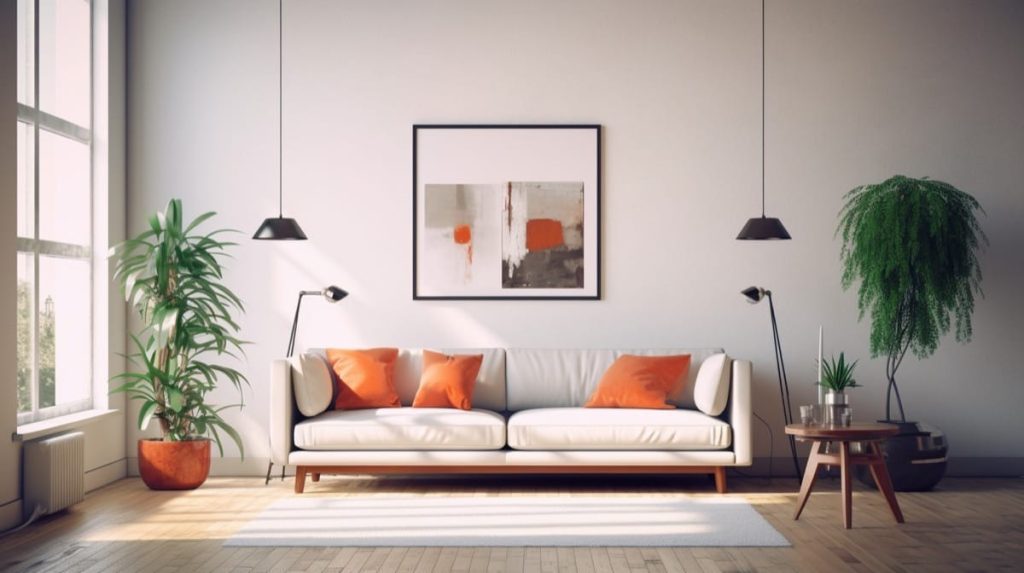 sala de estar minimalista